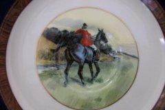 W.T. COPELAND LIONEL EDWARDS FOX HUNT- DEMI CUP & SAUCER #6  " THE FIND" CUP & "THE FIRST WHIP" SAUCER .... http://jaapiesfinechinastore.com