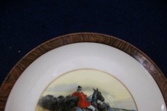 W.T. COPELAND LIONEL EDWARDS FOX HUNT- DEMI CUP & SAUCER #6  " THE FIND" CUP & "THE FIRST WHIP" SAUCER .... http://jaapiesfinechinastore.com