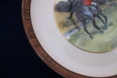 W.T. COPELAND LIONEL EDWARDS FOX HUNT- DEMI CUP & SAUCER #6  " THE FIND" CUP & "THE FIRST WHIP" SAUCER .... http://jaapiesfinechinastore.com