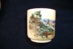 W.T. COPELAND LIONEL EDWARDS FOX HUNT- DEMI CUP & SAUCER #7   "HOMEWARD" CUP & "THE SECOND  WHIP" SAUCER .... http://jaapiesfinechinastore.com