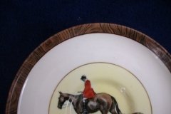 W.T. COPELAND LIONEL EDWARDS FOX HUNT- DEMI CUP & SAUCER #7   "HOMEWARD" CUP & "THE SECOND  WHIP" SAUCER .... http://jaapiesfinechinastore.com