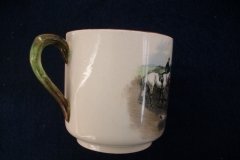 W.T. COPELAND LIONEL EDWARDS FOX HUNT- DEMI CUP & SAUCER #8   "GONE TO GROUND" CUP & "THE SECOND  WHIP" SAUCER .... http://jaapiesfinechinastore.com