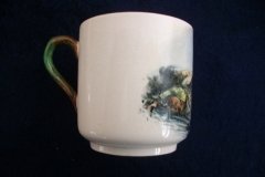 W.T. COPELAND LIONEL EDWARDS FOX HUNT- DEMI CUP & SAUCER #9   "STAG AT BAY"  CUP & "THE SECOND  WHIP" SAUCER .... http://jaapiesfinechinastore.com