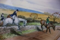 W.T. COPELAND LIONEL EDWARDS FOX HUNT- #1  "FULL CRY"  7 1/2" DISPLAY PLATE .... http://jaapiesfinechinastore.com