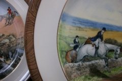 W.T. COPELAND LIONEL EDWARDS FOX HUNT- #1  "FULL CRY"  7 1/2" DISPLAY PLATE .... http://jaapiesfinechinastore.com