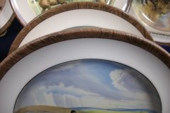 W.T. COPELAND LIONEL EDWARDS FOX HUNT- #10  "DRAWING THE DINGLE"   7 1/2"  DISPLAY PLATE .... http://jaapiesfinechinastore.com