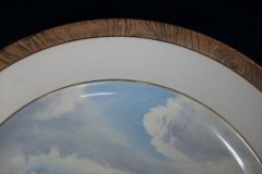 W.T. COPELAND LIONEL EDWARDS FOX HUNT- #10  "DRAWING THE DINGLE"   7 1/2"  DISPLAY PLATE .... http://jaapiesfinechinastore.com