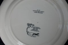 W.T. COPELAND LIONEL EDWARDS FOX HUNT- #10  "DRAWING THE DINGLE"   7 1/2"  DISPLAY PLATE .... http://jaapiesfinechinastore.com