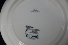 W.T. COPELAND LIONEL EDWARDS FOX HUNT- #11  "THE KILL"   7 1/2"  DISPLAY PLATE .... http://jaapiesfinechinastore.com