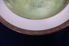 W.T. COPELAND LIONEL EDWARDS FOX HUNT- #12  "THE LAST DRAW"   7 1/2"  DISPLAY PLATE .... http://jaapiesfinechinastore.com