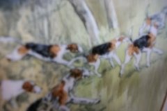 W.T. COPELAND LIONEL EDWARDS FOX HUNT- #3  "GOING TO A HALLOA"   7 1/2"  DISPLAY PLATE .... http://jaapiesfinechinastore.com