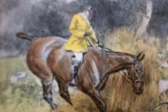 W.T. COPELAND LIONEL EDWARDS FOX HUNT- #3  "GOING TO A HALLOA"   7 1/2"  DISPLAY PLATE .... http://jaapiesfinechinastore.com
