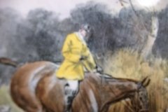 W.T. COPELAND LIONEL EDWARDS FOX HUNT- #3  "GOING TO A HALLOA"   7 1/2"  DISPLAY PLATE .... http://jaapiesfinechinastore.com