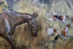 W.T. COPELAND LIONEL EDWARDS FOX HUNT- #3  "GOING TO A HALLOA"   7 1/2"  DISPLAY PLATE .... http://jaapiesfinechinastore.com