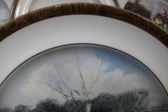 W.T. COPELAND LIONEL EDWARDS FOX HUNT- #3  "GOING TO A HALLOA"   7 1/2"  DISPLAY PLATE .... http://jaapiesfinechinastore.com