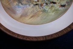 W.T. COPELAND LIONEL EDWARDS FOX HUNT- #3  "GOING TO A HALLOA"   7 1/2"  DISPLAY PLATE .... http://jaapiesfinechinastore.com