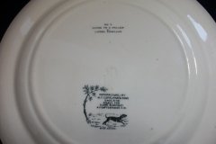 W.T. COPELAND LIONEL EDWARDS FOX HUNT- #3  "GOING TO A HALLOA"   7 1/2"  DISPLAY PLATE .... http://jaapiesfinechinastore.com