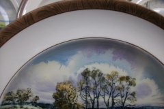 W.T. COPELAND LIONEL EDWARDS FOX HUNT- #5  "OFF TO DRAW"   7 1/2"  DISPLAY PLATE .... http://jaapiesfinechinastore.com