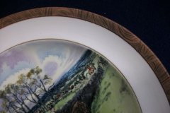 W.T. COPELAND LIONEL EDWARDS FOX HUNT- #5  "OFF TO DRAW"   7 1/2"  DISPLAY PLATE .... http://jaapiesfinechinastore.com