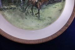 W.T. COPELAND LIONEL EDWARDS FOX HUNT- #5  "OFF TO DRAW"   7 1/2"  DISPLAY PLATE .... http://jaapiesfinechinastore.com