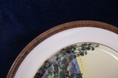 W.T. COPELAND LIONEL EDWARDS FOX HUNT- #7  "HOMEWARD"   7 1/2"  DISPLAY PLATE .... http://jaapiesfinechinastore.com