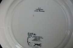 W.T. COPELAND LIONEL EDWARDS FOX HUNT- #7  "HOMEWARD"   7 1/2"  DISPLAY PLATE .... http://jaapiesfinechinastore.com