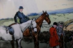 W.T. COPELAND LIONEL EDWARDS FOX HUNT- #8  "GONE TO GROUND"   7 1/2"  DISPLAY PLATE .... http://jaapiesfinechinastore.com