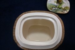 W.T. COPELAND LIONEL EDWARDS FOX HUNT-  SUGAR BOWL "OFF TO DRAW"  &  "DRAWING THE DINGLE",  LID  "FULL CRY"   .... http://jaapiesfinechinastore.com