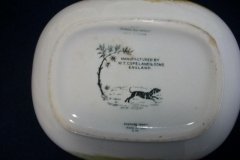W.T. COPELAND LIONEL EDWARDS FOX HUNT-  SUGAR BOWL "OFF TO DRAW"  &  "DRAWING THE DINGLE",  LID  "FULL CRY"   .... http://jaapiesfinechinastore.com