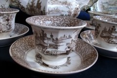 G. PHILLIPS MARINO BROWN- CUP & SAUCER  .....   http://jaapiesfinechinastore.com