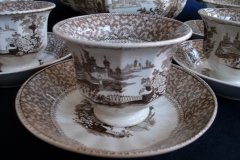 G. PHILLIPS MARINO BROWN- CUP & SAUCER  .....   http://jaapiesfinechinastore.com