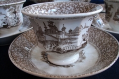 G. PHILLIPS MARINO BROWN- CUP & SAUCER  .....   https://www.jaapiesfinechinastore.com