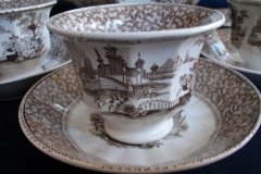 G. PHILLIPS MARINO BROWN- CUP & SAUCER  .....   http://jaapiesfinechinastore.com