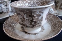 G. PHILLIPS MARINO BROWN- CUP & SAUCER  .....   http://jaapiesfinechinastore.com