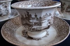 G. PHILLIPS MARINO BROWN- CUP & SAUCER  .....   http://jaapiesfinechinastore.com