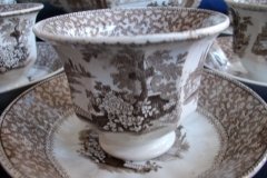 G. PHILLIPS MARINO BROWN- CUP & SAUCER  .....   http://jaapiesfinechinastore.com