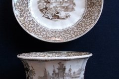 G. PHILLIPS MARINO BROWN- CUP & SAUCER  .....   http://jaapiesfinechinastore.com