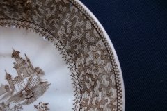 G. PHILLIPS MARINO BROWN- CUP & SAUCER  .....   http://jaapiesfinechinastore.com