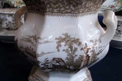 G. PHILLIPS MARINO BROWN- COVERED SUGAR BOWL  .....   https://www.jaapiesfinechinastore.com