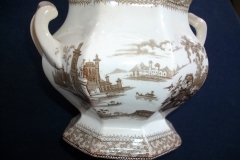 G. PHILLIPS MARINO BROWN- COVERED SUGAR BOWL  .....   https://www.jaapiesfinechinastore.com