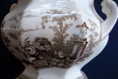 G. PHILLIPS MARINO BROWN- COVERED SUGAR BOWL  .....   https://www.jaapiesfinechinastore.com