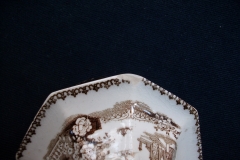 G. PHILLIPS MARINO BROWN- COVERED SUGAR BOWL  .....   https://www.jaapiesfinechinastore.com