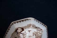 G. PHILLIPS MARINO BROWN- COVERED SUGAR BOWL  .....   http://jaapiesfinechinastore.com