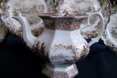 G. PHILLIPS MARINO BROWN- TEA POT   .....   https://www.jaapiesfinechinastore.com