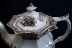 G. PHILLIPS MARINO BROWN- TEA POT   .....   http://jaapiesfinechinastore.com