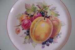 GROSVENOR JACKSON GOSLING FRUIT DECOR- SALAD PLATE    ..... https://www.jaapiesfinechinastore.comAC