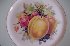 GROSVENOR JACKSON GOSLING FRUIT DECOR- SALAD PLATE    ..... http://jaapiesfinechinastore.comAC
