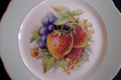 GROSVENOR JACKSON GOSLING FRUIT DECOR- SALAD PLATE    ..... https://www.jaapiesfinechinastore.comAC