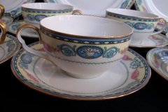 HAAS & CZJZEK-BLACK KNIGHT- CAMBRIDGE- CUP & SAUCER  .....   http://jaapiesfinechinastore.com
