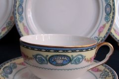 HAAS & CZJZEK-BLACK KNIGHT- CAMBRIDGE- CUP & SAUCER  .....   http://jaapiesfinechinastore.com